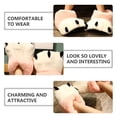 thumbnail image 3 of GOOHOCHY 1Par Pantuflas Rosa Furry Para Mujer Piso Interior Cómodas Y Con Suela Antideslizante, 3 of 8