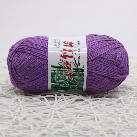 Hilo de algodón carbón - 50g de fibra natural para ganchillo y punto - hilo suave para manualidades caseras para bufandas, gorras, mantas - material de tejido respetuoso para la piel