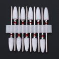 thumbnail image 4 of 10Pcs Set de Perceuse à Ongles Électrique Rotatif en Céramique Foret Usure Résistant Outil de Perceuse à Ongles Ensemble, 4 of 9