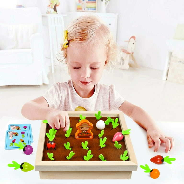 Educational Montessori Toys for Toddlers - Wooden Puzzles Blocks Number  Stacking Best Preschool Learning Activities Shape sorter Math Game Baby  Kids