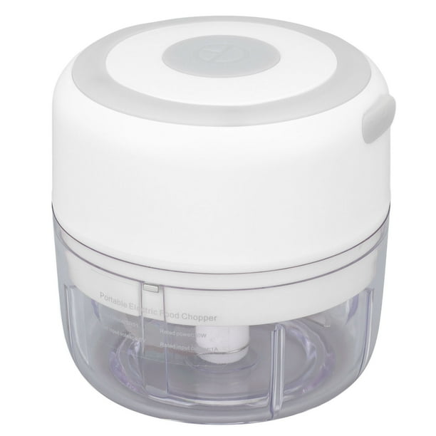 Masher de Ajo Eléctrico, Chooper de Ajo de Corte de Vegetales de Fruta USB para la Cocina