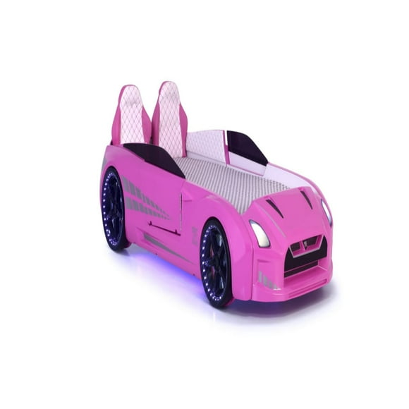 Cama infantil en forma de carro GTR con colchón