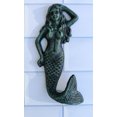 thumbnail image 4 of Ebros Gift 6"H Mermaid Cast Iron Rustic Wall Coat Hook For Keys Leashes Hats (4), 4 of 7