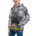 thumbnail image 2 of My Hero Academia Bakugo Katsuki Kids' Hoodie 3d Print Sweatshirt Soft Pullover Hooded With Big Pockets For Boys Or Girls X-Large, 2 of 8