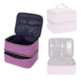 thumbnail image 1 of Organizador de esmaltes de uñas UOZL con capacidad para 30 botellas de 15 ml, color morado, 1 of 9