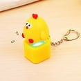 thumbnail image 4 of Chick Keychain Fidget Toy, Clicking Keyboard Stress Reliever, Portable Anxiety Gadget, Fun Sensory Desk Toy for Kids & Adults, 4 of 8