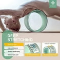 thumbnail image 2 of Overmont Yoga Wheel Set 3 Pack Yoga Foam Roller Perfect for Back Pain Backbends & Stretches Increase Strength & Flexibility, Massage Ball Included, 2 of 7