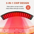 thumbnail image 3 of Red Light Therapy for Body, Adjustable Infrared Light Therapy Lamp with Stand - 660nm Red Light and 850nm Near Infrared Light Lamp Device for Facial and Body Skincare, 3 of 8