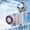 Purple-PP, variant on MMJ Foldable Clip-On Umbrella Pole USB Recharge Small Portable Cooling Fan 7.68x3.15x2.17in