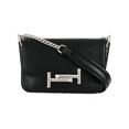 thumbnail image 2 of Tod's Mini Double T Shoulder Bag Black Ladies Handbag XBWAMUB0101, 2 of 7