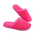 thumbnail image 2 of Zapatillas de casa Qarigey calzado cálido Rosa roja 38-39, 2 of 6