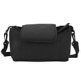 thumbnail image 1 of Bolsa colgante para cochecito de bebé, multiusos, de gran capacidad, elegante y ligera, para viajes al aire libre y camping, color negro., 1 of 14