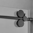 thumbnail image 4 of Serene Valley 52 x 74 Inch Big Roller Sliding Shower Door, Matte Black, 4 of 8