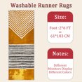 thumbnail image 6 of 2x6 FT Kitchen Runner Rugs Non Skid Washable, Faux Wool Rug Runners for Hallways Bathroom Carpet Runner, Soft Indoor Modern Floor Rug for Entryway Laundry Room, 6 of 11
