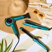 Bio Ionic Teal Tides 10X Styling Iron, 1 Inch Flat Iron with Sonic Vibrating Plates, Limited Edition