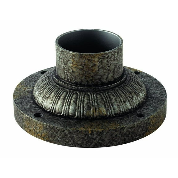 Accessory 7 inch 3.5 inch Height Round Fluted  Base-Black Granite Finish Bailey Street Home 81-Bel-557901