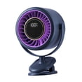 thumbnail image 3 of Ventilador portátil con clip, funciona con pilas, para escritorio, ideal para estanterías de golf y el hogar. azul, 3 of 9