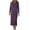 Purple, variant on Sexlip Womens Ruched Wrap Midi Dress Long Sleeve Design Stretchy Fabric Relaxed Silhouette for Office Wear Green S