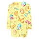 thumbnail image 2 of TaTaai Casual Easter Pullover for Women 3/4 Sleeve Round Neck Printed Loose Fit T Shirt Fashion Top Soft Comfortable Lightweight Blouse for Spring Summer Gift, 2 of 5