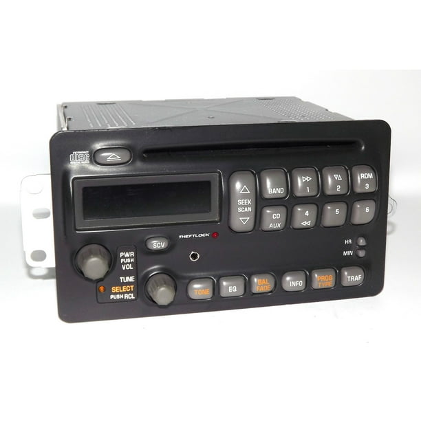 01 05 Pontiac Sunfire More Am Fm Cd Player Radio W Aux Input U1p Refurbished Walmart Com