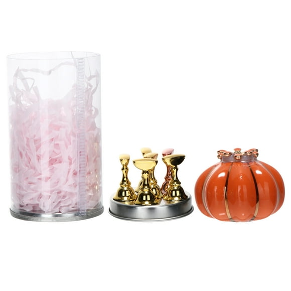 1 set Placa de uñas Practicar el soporte de uñas Soporte de uñas Herramienta de práctica de arte de uñas