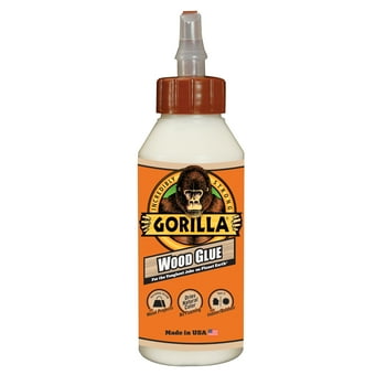 Gorilla Wood Glue Natural Wood Color, 8 ounce Bottle