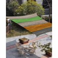 thumbnail image 3 of Sun Shade Sail 14x18Ft Colorful Stripe Wood Grain Uv Block Sunshade Canopy Outdoor Shade Cover Rectangle Shade Cloth For Patio Garden Yard Deck Pergola, 3 of 6