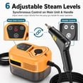 thumbnail image 5 of 2026 New Portable Handheld Steam Cleaner 2500W Powerful Steam Cleaner 6 Speed Adjustable 1200ml Tank Household Steamer for Kitchen Bathroom Car Furniture,Beige, 5 of 7