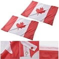 thumbnail image 1 of Yescom 4x6 Ft Canada Flag Polyester Vivid Color Fade Resistance Outdoor Club 2 Pack, 1 of 8