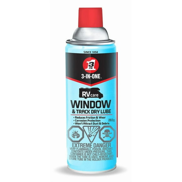 Lubrifiant sec pour rails et fenêtres Entretien VR de 3-IN-ONE 3-EN-UNE Pour Rails/Fenêtres