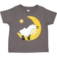 thumbnail image 3 of Inktastic Cute Sheep, Sleeping Sheep, Moon, Stars, Sleepy Boys or Girls Toddler T-Shirt, 3 of 5