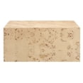 thumbnail image 5 of Cosmos 36" Square Burl Wood Coffee Table, 5 of 9