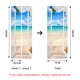 thumbnail image 4 of Romántica Vista Al Mar 77x200cm Etiqueta De La Puerta Efecto Trompe l'oeil 3D Interior PVC Pegatinas De Pared Para Decoración De La Pared Sala De Estar Cocina Dormitorio Baño Papel Pintado JM, 4 of 5