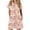 Pink, variant on fartey Short Sleeve Sundresses for Women Short Sleeve Crew Neck Midi Dresses with Pockets Loose Fit Trendy Print Sundress