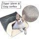 thumbnail image 5 of Sacos de dormir Methold para gatos nidos de mascotas color gris blanco gris amarillo polvo gris, 5 of 6
