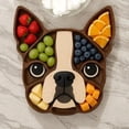 thumbnail image 5 of Funny Animal Charcuterie Platters,Holiday Dog-Themed Charcuterie Board with Compartments,Wooden Trays for Food,Decorative Serving Tray for Home Kitchen Party, 5 of 5