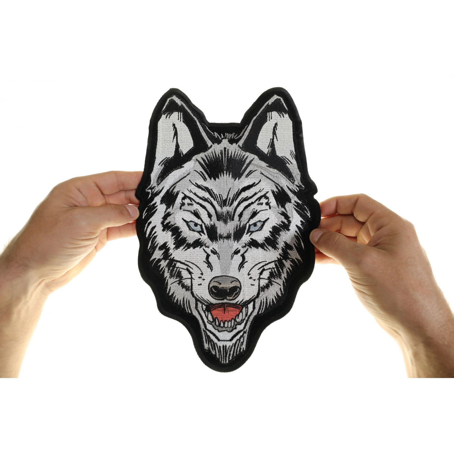 Wolf Patch, Large Back Patches for Jackets and Vests