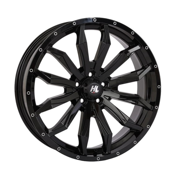 High Lifter by STI HL21 22x7 UTV Wheel - Gloss Black (5x4.5) 4 3
