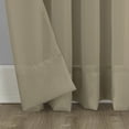 thumbnail image 5 of Collections Etc Emily Sheer Voile Fabric Grommet Top Window Panels, 5 of 5