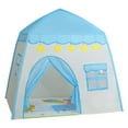 thumbnail image 3 of Play Tent, Flower Kids Play Tent Children Indoor and Outdoor Castle Playhouse for Boys Toddlers Gift, Blue, 3 of 4