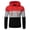 Red, variant on HAOTAGS Men's Color-Block Pullover Hoodie Long Sleeve Casual Sweatshirt for Everyday Wear Red Size L
