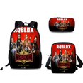 thumbnail image 1 of Mochila de juego Popular para niños, mochila escolar para adolescentes, niños y niñas, mochilas escolares estampadas, nuevo conjunto de 3, 1 of 4