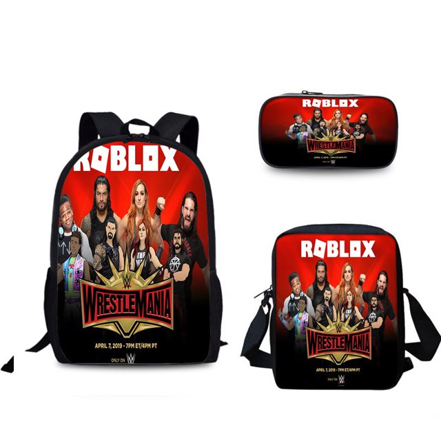 Mochila de juego Popular para niños, mochila escolar para adolescentes, niños y niñas, mochilas escolares estampadas, nuevo conjunto de 3