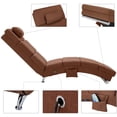 Erommy Electric Massage Recliner Chair Chaise Longue Linen Ergonomic Lounge Massage Recliner