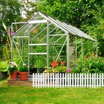 LOLIPPYY 1Pc Decorative White Picket Fence for Outdoor Garden Border and Landscape Edging