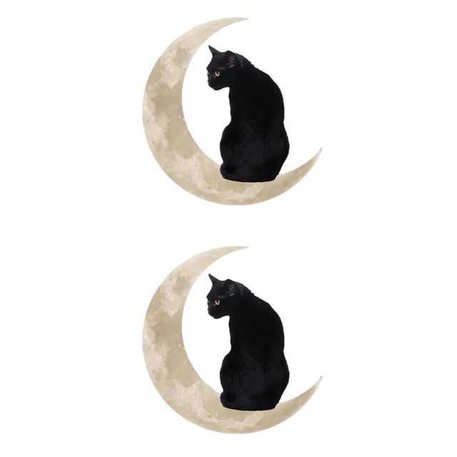 2 piezas gato de hierro en colgante decoración rústica 30 cm +