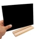 thumbnail image 5 of Pizarra de madera de una cara,Pizarras Decorativas Pizarra Negra,Tableros de mensajes de madera,Base de madera Soporte Pizarra Pizarra,Pizarra de madera de una cara con base,Mini tablero negro, 5 of 8