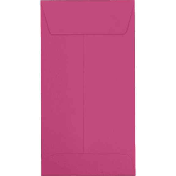 LUXPaper #7 Coin Envelopes, 80 lb, 3 1/2 x 6 1/2, Magenta Pink, 500 Pack