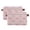 Pink Bow Pattern, variant on 1-Pack Square Closet Organizers with Handles Open Basket Bins Pink Bow Pattern Storage Basket for Home Office