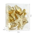 thumbnail image 3 of Adornos navideños, adornos navideños, regalos navideños, adornos navideños de gran venta, colgante de pentagrama de plástico galvanizado mate para árbol de Navidad, adornos de pentagrama, 3 of 8